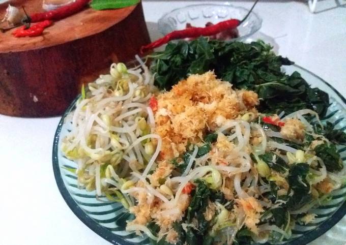 Resep: Urap Daun Singkong Toge Bahan Sederhana