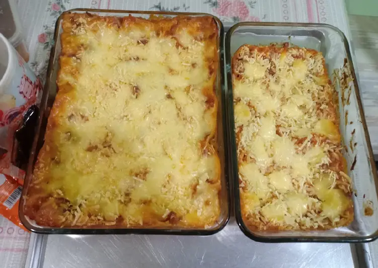 Masakan Populer Lasagna anti ribet, tetap enak, resep warisan mertua bule Praktis Enak