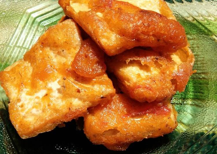  Resep  Tahu  goreng  tepung  kuah ikan kaleng oleh fatray 