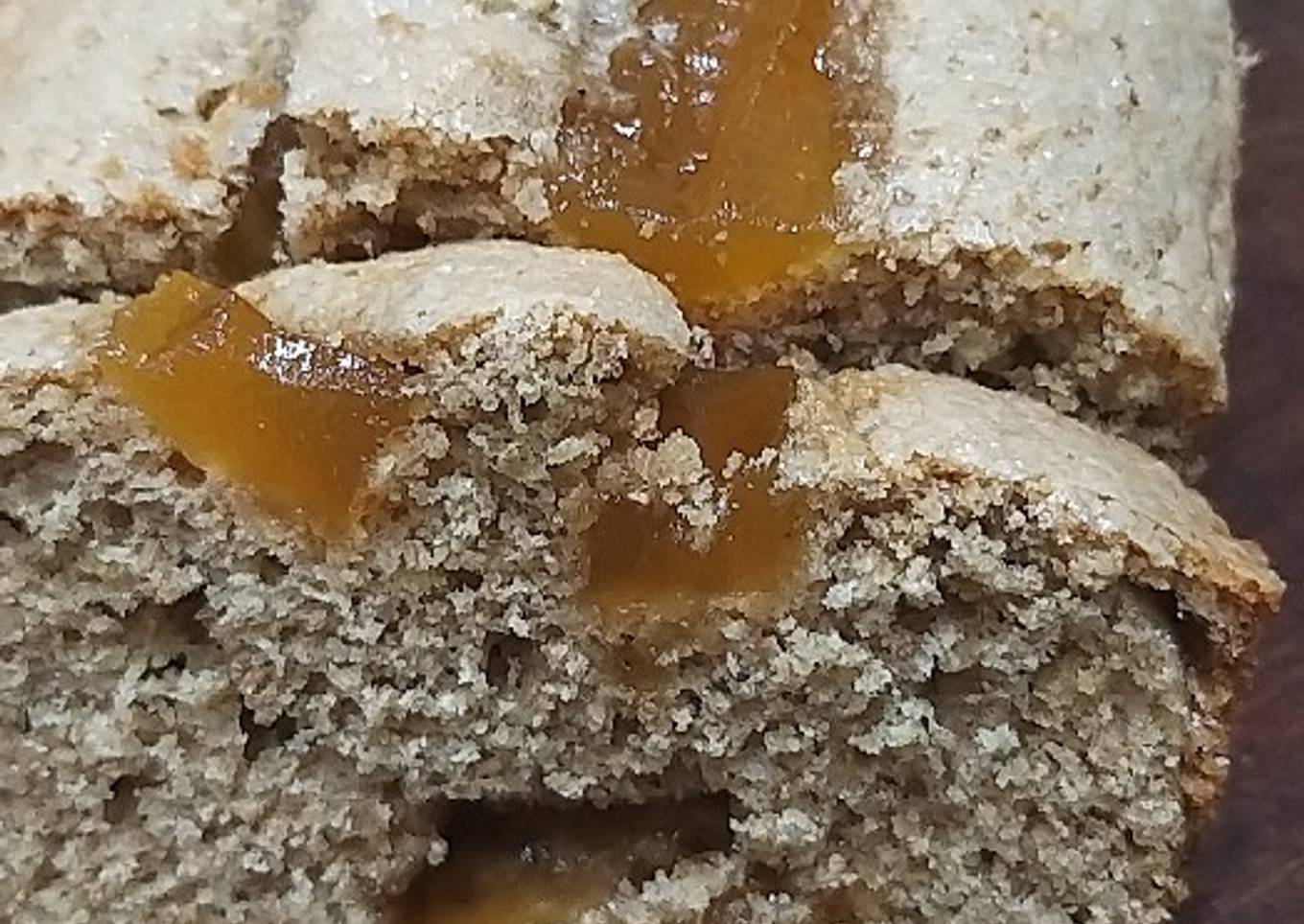 Budín integral con dulce de batatas