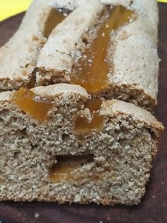 Una foto de Budín integral con dulce de batatas