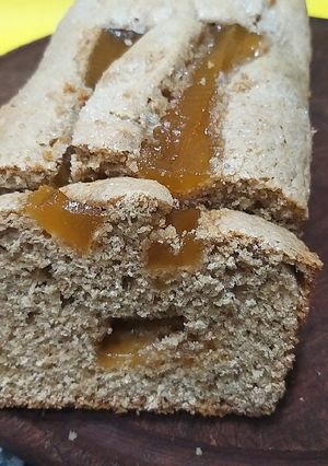 Una foto de Budín integral con dulce de batatas