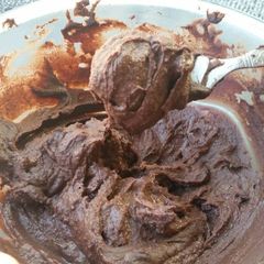 A picture of No-bake Brownie Batter. Dairy, soy, corn, egg free. vegan.