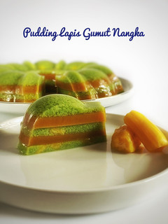 Foto resep Pudding Lapis Gumut Nangka
