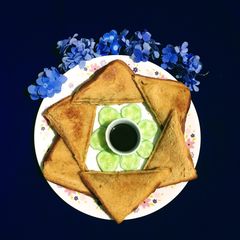 A picture of Green Peas Sandwich.