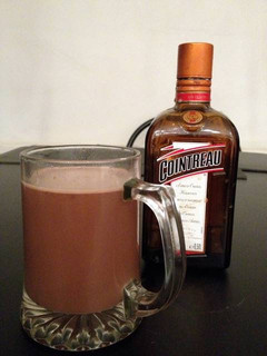 A picture of Boozy hot chocolate!.