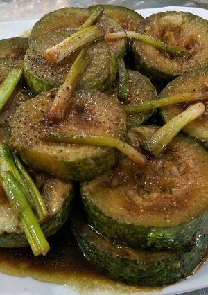 Hình của món Bầu kho tiêu.
