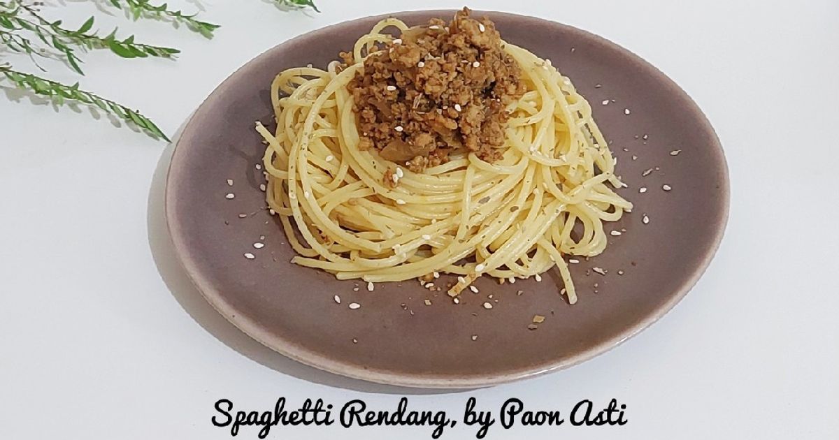 Spaghetti Rendang Resep Spaghetti Rendang oleh asti - Cookpad