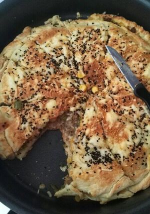 صورة لوصفة الفطيرة التركية