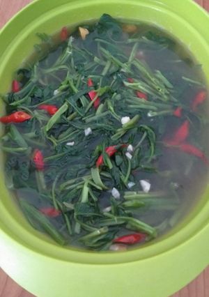 Foto resep Kangkung tumis kuah