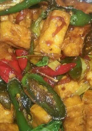 Foto resep Tahu kecap kemangi iris cabai
