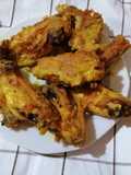 Ali di pollo speziate cotte in forno