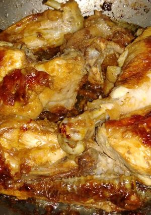 A picture of Pan fried chicken.