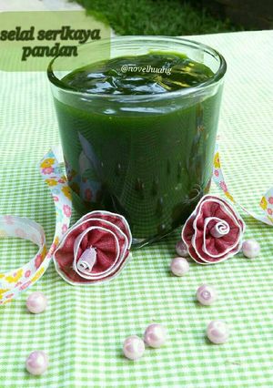 Foto resep Selai serikaya pandan