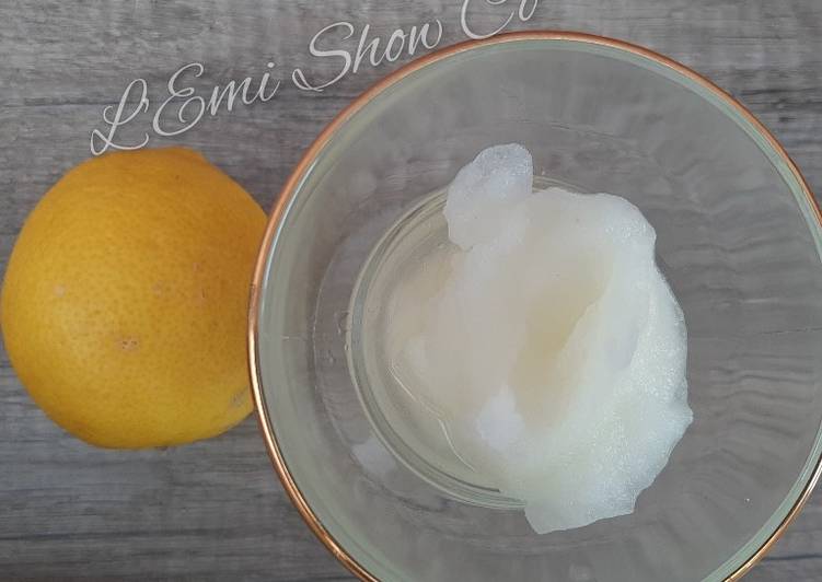 Comment Cuisiner Glace au citron