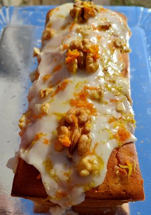 Una foto de Budín con tres cítricos🍊🍋🍊