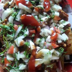 A picture of Rajma Chat.