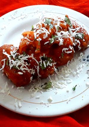 A picture of Paneer bhuna rolls.
