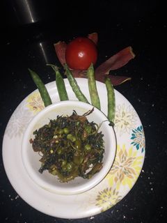हिरवे मटर/वाटाना मेथी भाजी रेसिपी (watana methi bhaji recipe in marathi) रेसिपी चे मुख्य फोटो