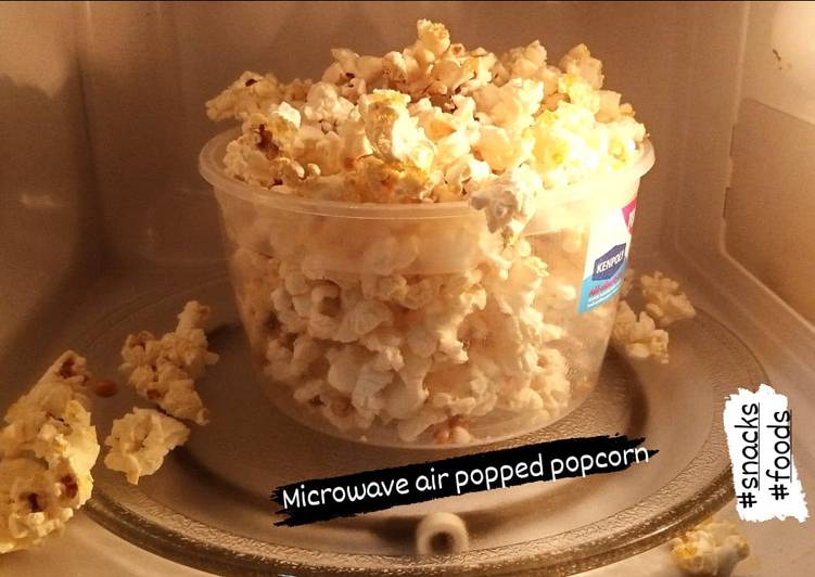 Recipe of Super Quick Microwave popcorn