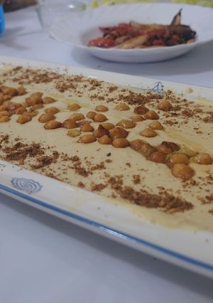 صورة لوصفة حمص بطحينه