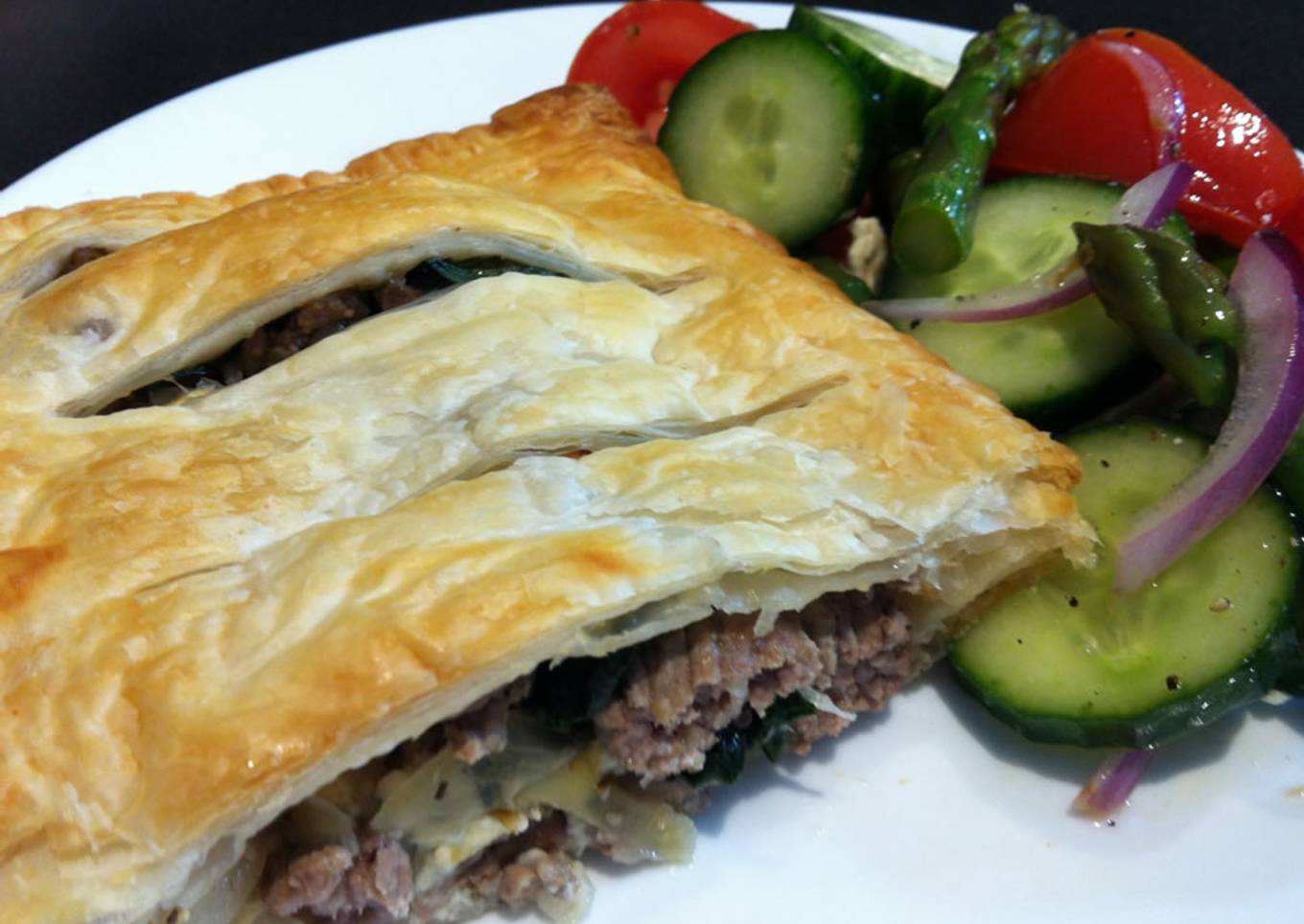 Lamb & Spinach Pie