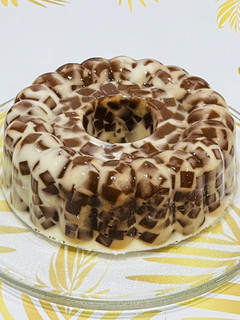 Foto resep 495. PUDING Susu Mozaik Coklat