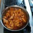 Pechuga de pollo en salsa BBQ