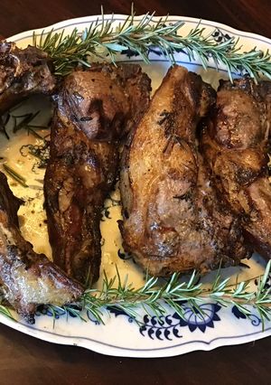 A picture of California Farm Tomahawk Lamb Chops.
