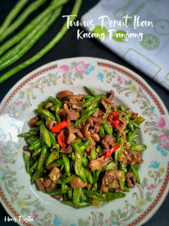 Foto resep Tumis Perut Ikan dan Kacang Panjang