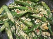 Hình ảnh của đậu bắp xào trứng