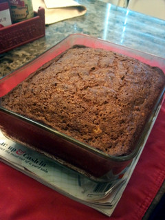 A picture of Banana nut cake.
