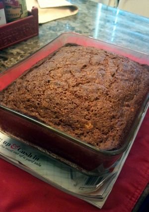 A picture of Banana nut cake.