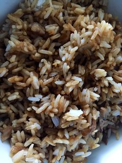 Una foto de Arroz 🍚 con hongo 🍄