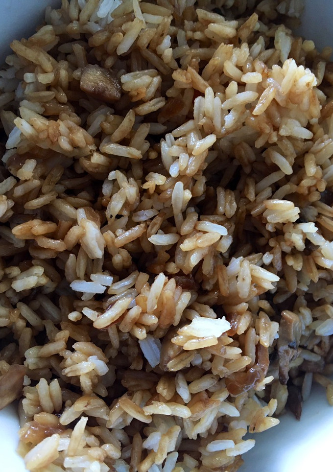 Una foto de Arroz 🍚 con hongo 🍄