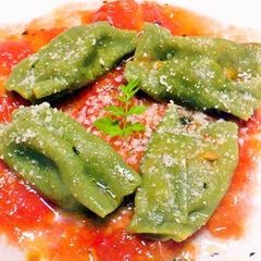 A picture of Fresh Plin Ravioli.