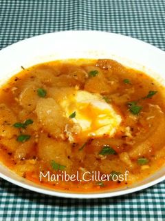Una foto de Sopa de ajo