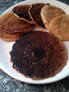 A picture of apple cinnamon pancakes.