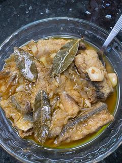 Una foto de Caballa fresca en escabeche