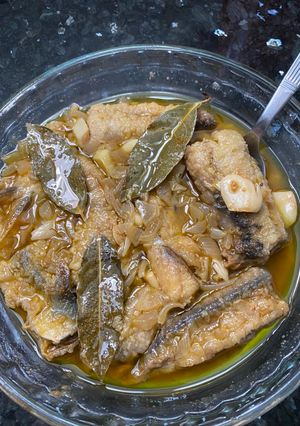 Una foto de Caballa fresca en escabeche
