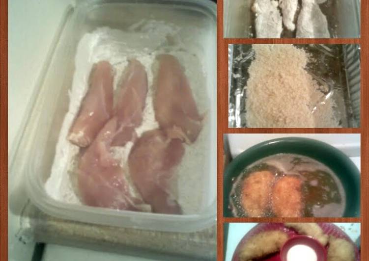 Easiest Way to Make Super Quick Homemade Crispy Golden Chicken Strips