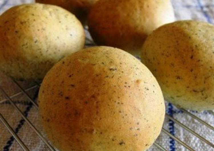 Step-by-Step Guide to Make Homemade Sweet Smelling Green Tea Fluffy Bread Rolls