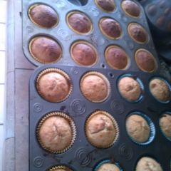 A picture of Banana Nut muffins.