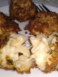 A picture of Fried Mac and Cheese Bites......