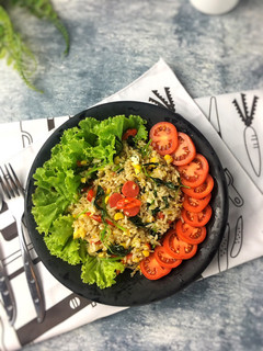 Foto resep Nasi Goreng Bayam