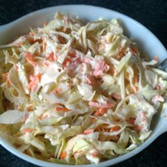 A picture of Super easy coleslaw.