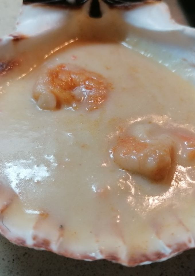 Una foto de Parmentier de gambas