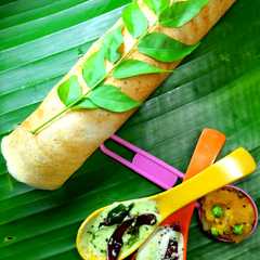 A picture of मसाला डोसा (Masala Dosa recipe in Hindi).
