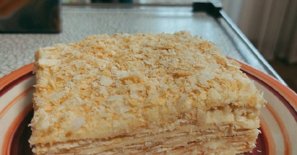 Вафельный торт со сгущенкой и бананами — рецепт с пошаговыми фото и видео