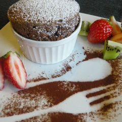 A picture of Easy Fluffy Chocolate Soufflé.